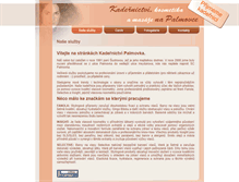 Tablet Screenshot of kadernictvi-palmovka.cz